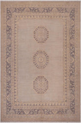 handmade Traditional Kafkaz Lt. Gray Drk. Gray Hand Knotted RECTANGLE 100% WOOL area rug 9 x 12